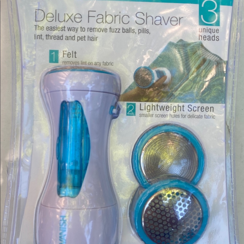 deluxe fabric shaver: lint & pilling remover by vanish portable